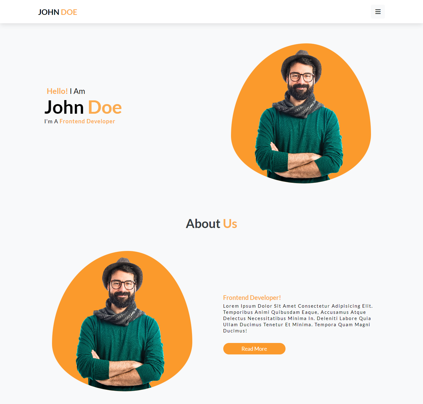 Haroon Yousaf front-end development project